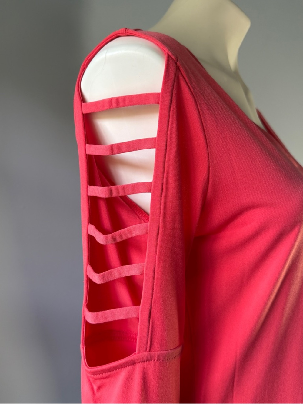 Michael Kors Coral Red Top